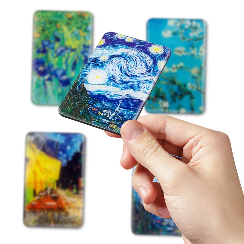 UBAOXIN Magnets for Fridge Refrigerator Van Gogh Artwork Decorative Magnet for Kitchen Whiteboard Lockers for Adults Friends Art Lovers(Van Gogh A) - Image 4
